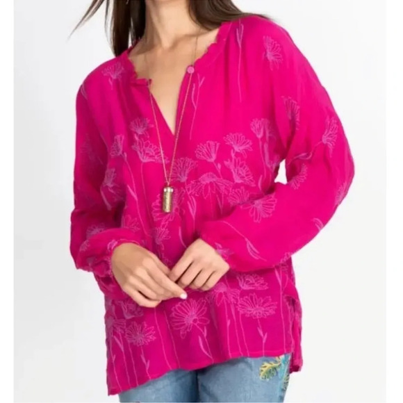 Johnny Was Woman’s Small Daisy Arianda Blouse New - Picture 1 of 16